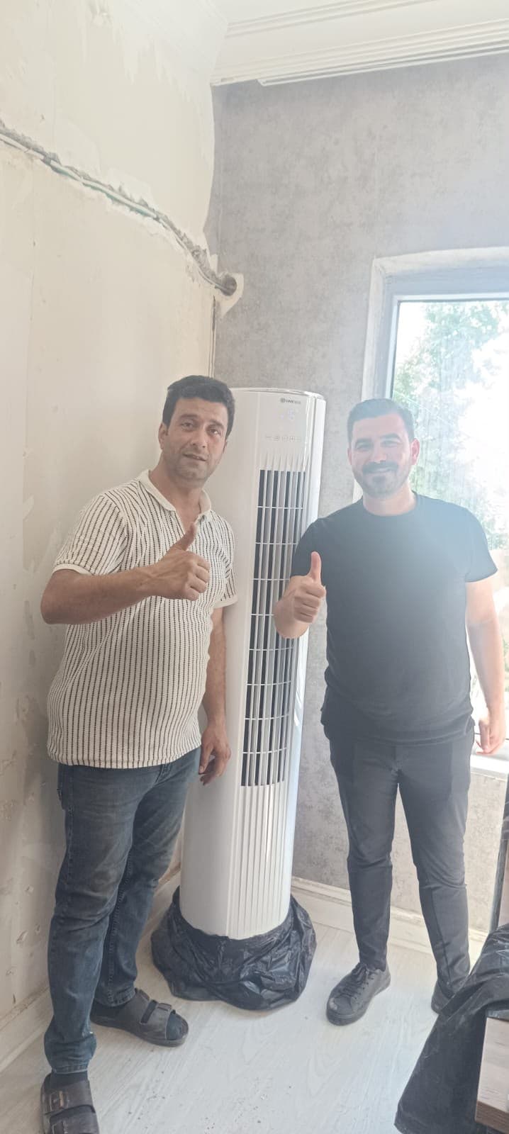 Av. Şenmus Gökmen klima teslimatı ve ürün memnuniyeti