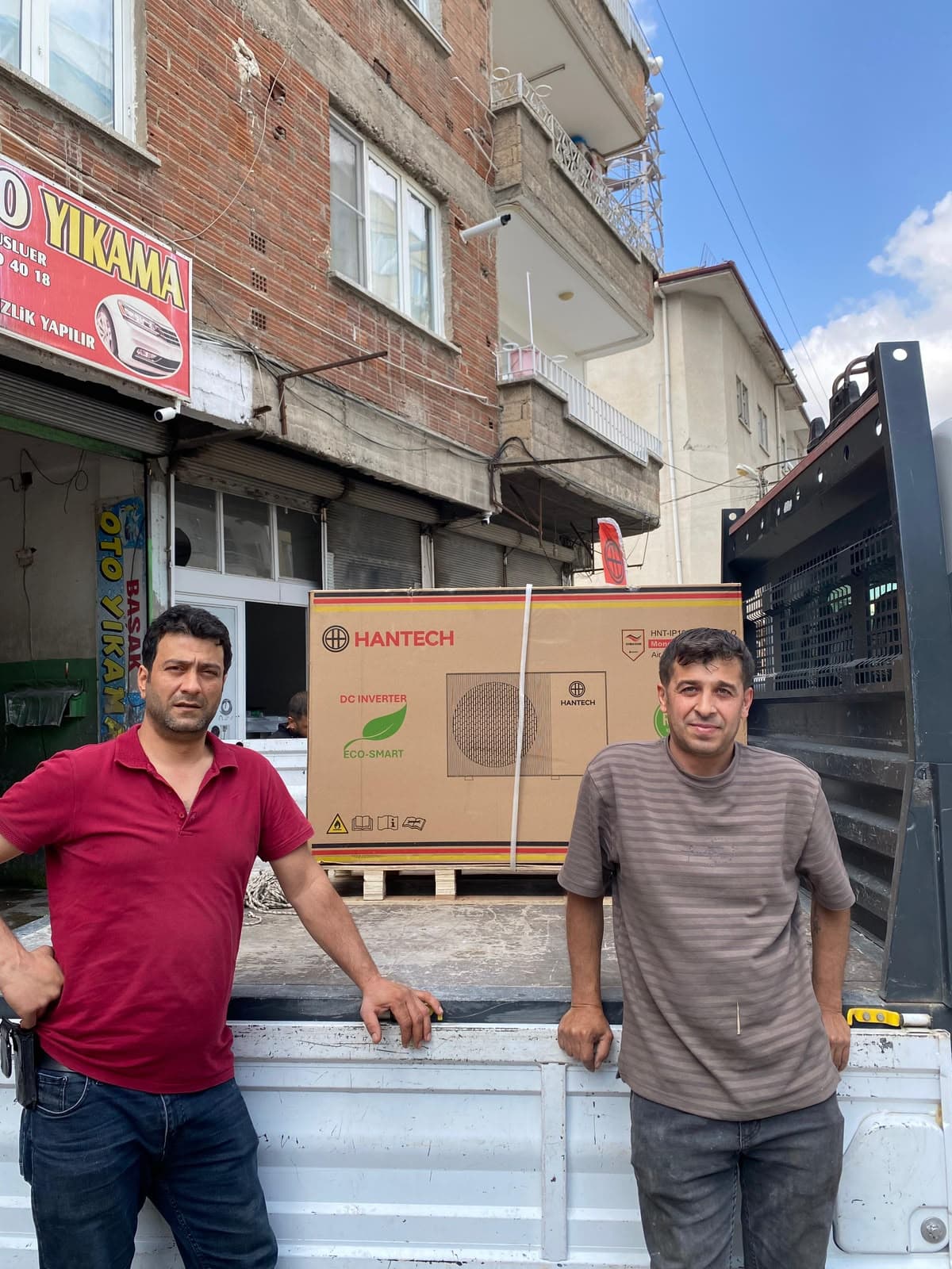Hantech ısı pompası kutulu cihaz teslimatı