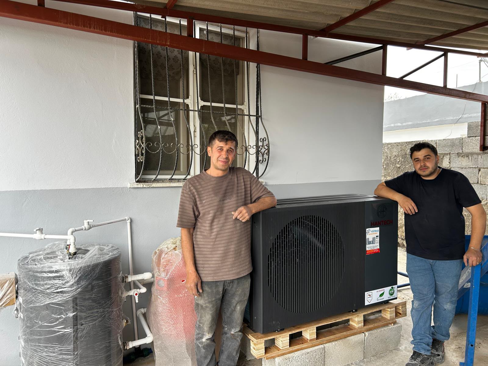 Hantech Isı Pompası Dış Ünite Montajı